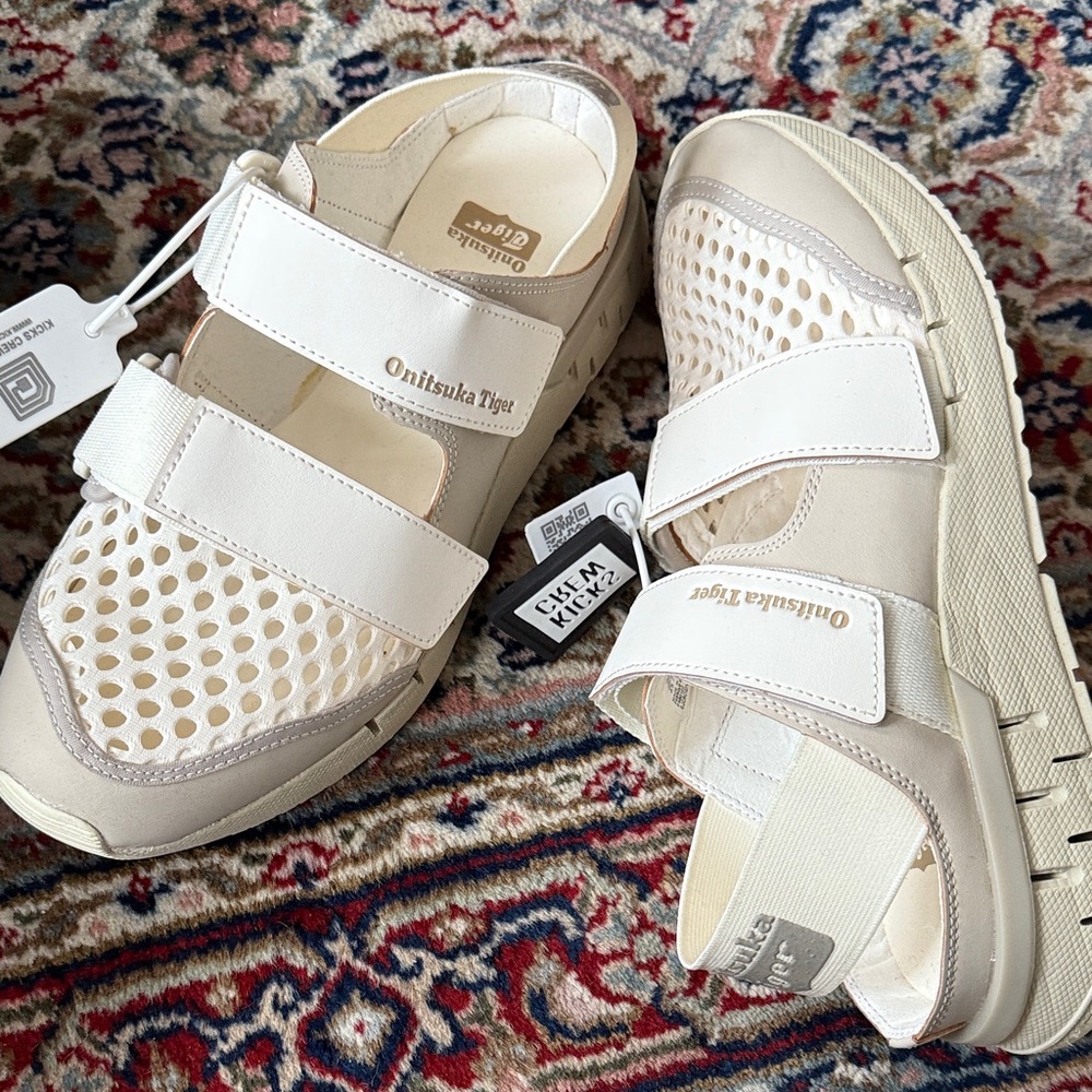Onitsuka Tiger by Asics Women's cream colored Rebillac Sandals - Picture 5 of 10